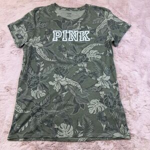 Brand New PINK Victoria's Secret Tropical Tee, relaxed fit, lieghtweight shirt
